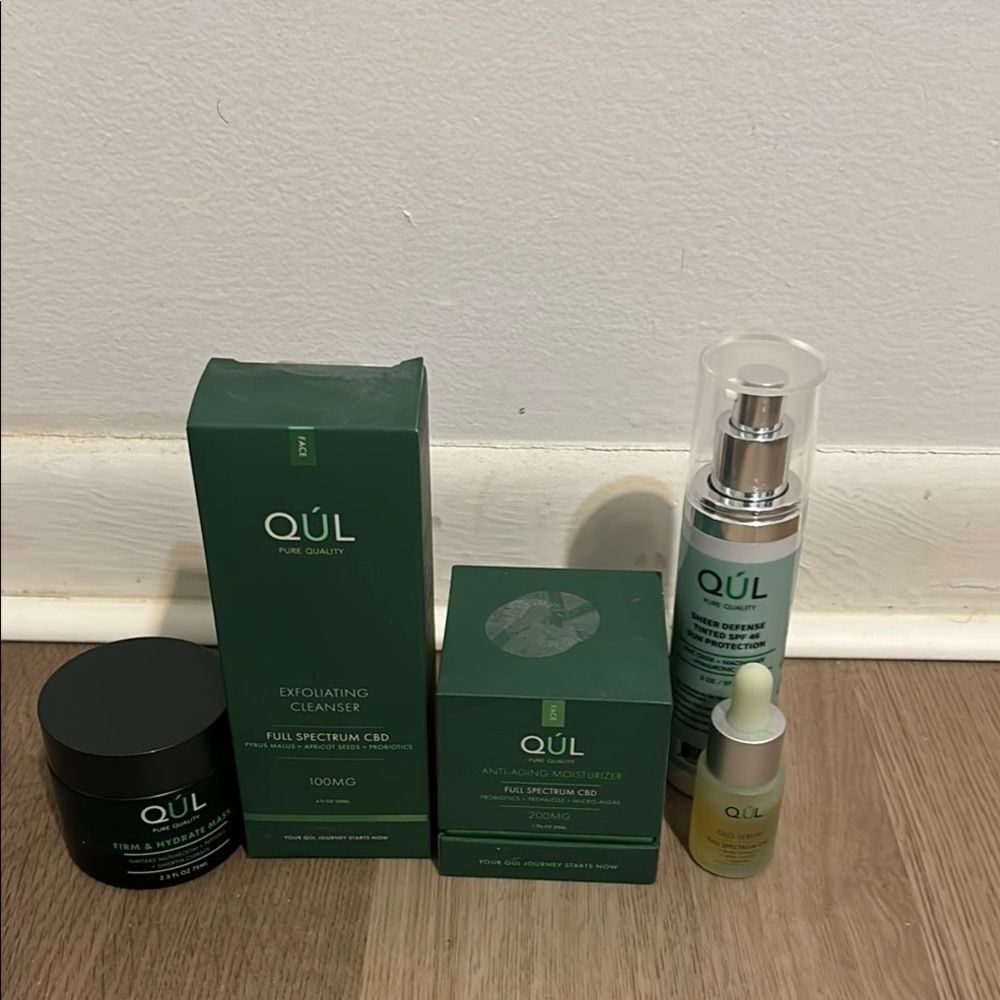 QUL Skincare Set - Green Packaging